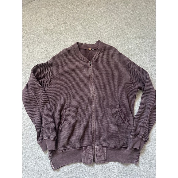 Free People Jackets & Blazers - FP One Bomber brown 100% cotton jacket long sleeve full zip *no size*